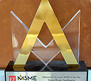 MSME award trophy